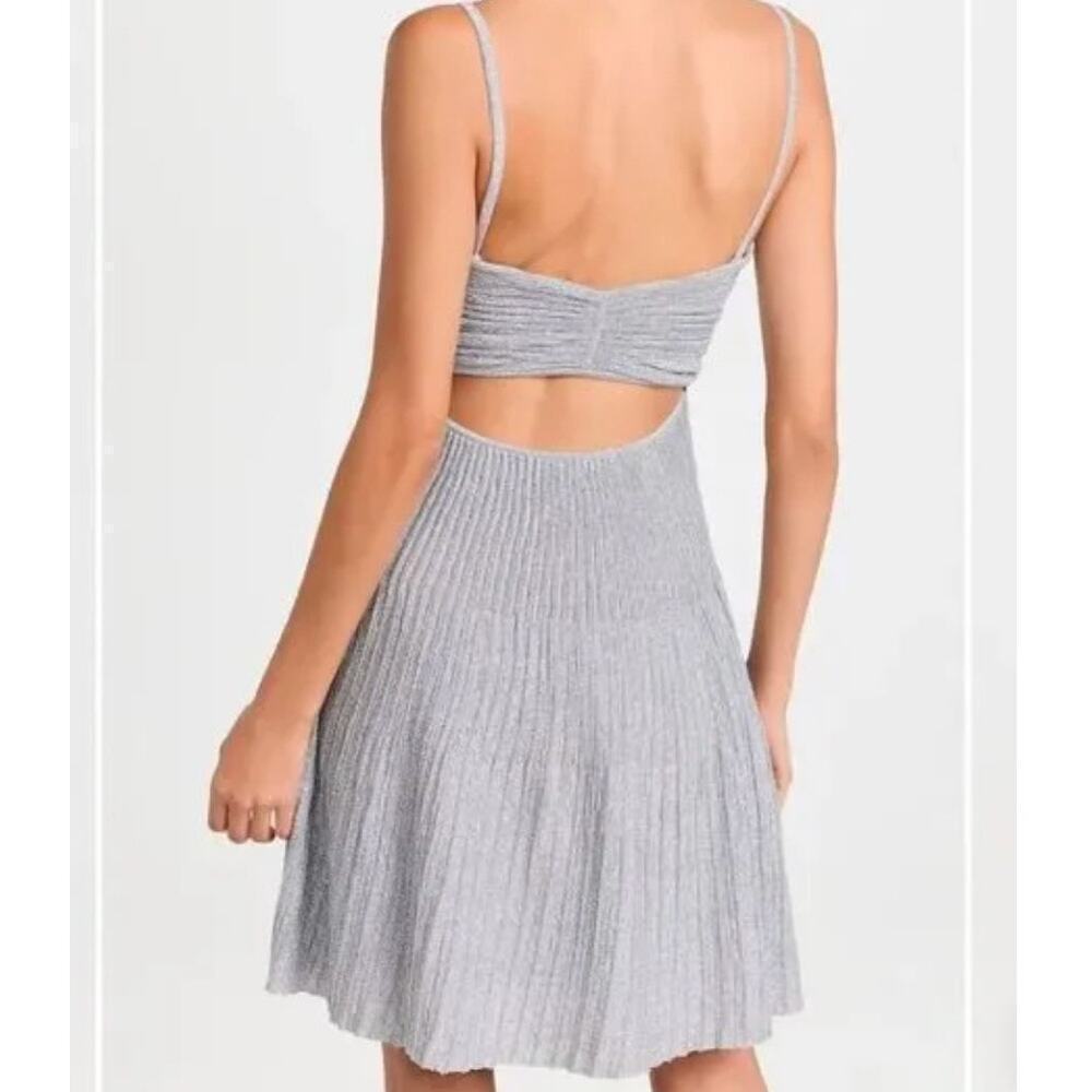 ALC Aria Silver Ribbed Cut Out Dress XS
Msrp $495 - Picture 4 of 8